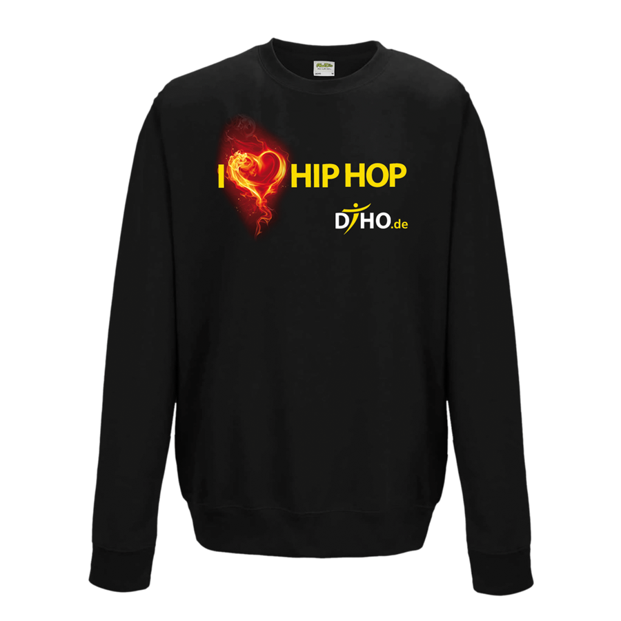 Sweatshirt I LOVE HIPHOP Black