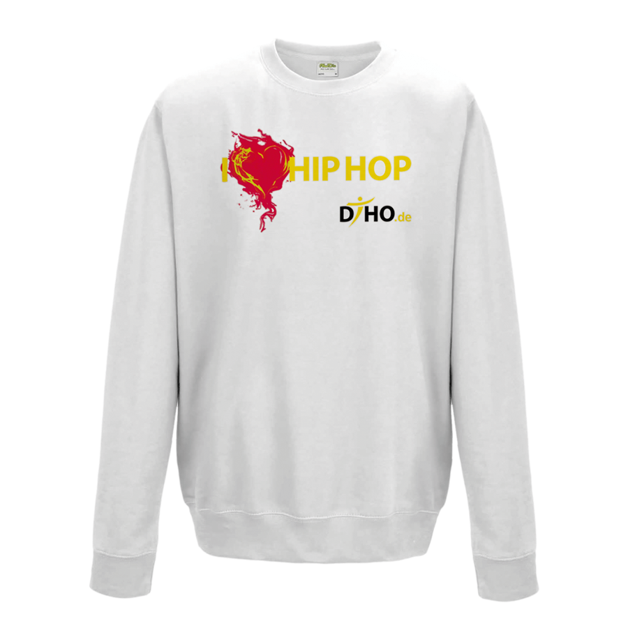 Sweatshirt I LOVE HIPHOP White